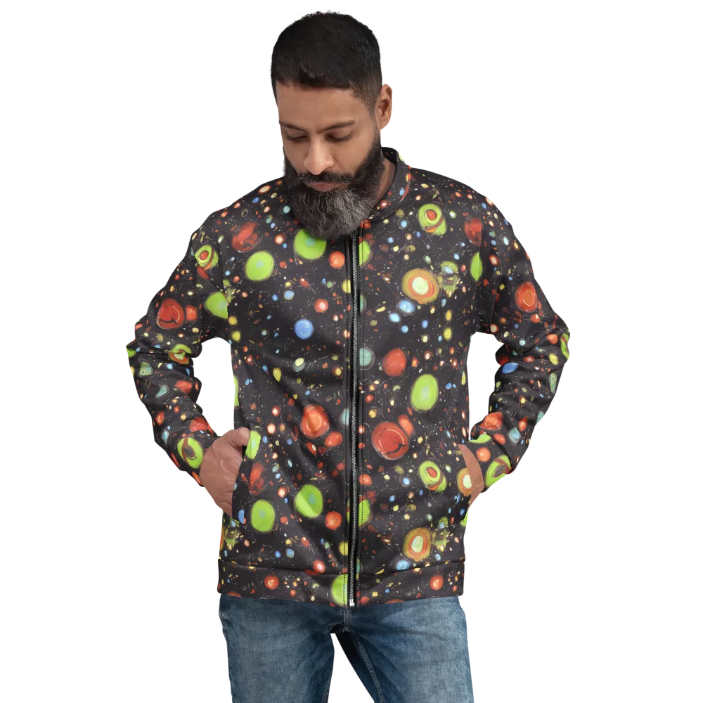 Astral Scatter on Bomber Jacket — Front