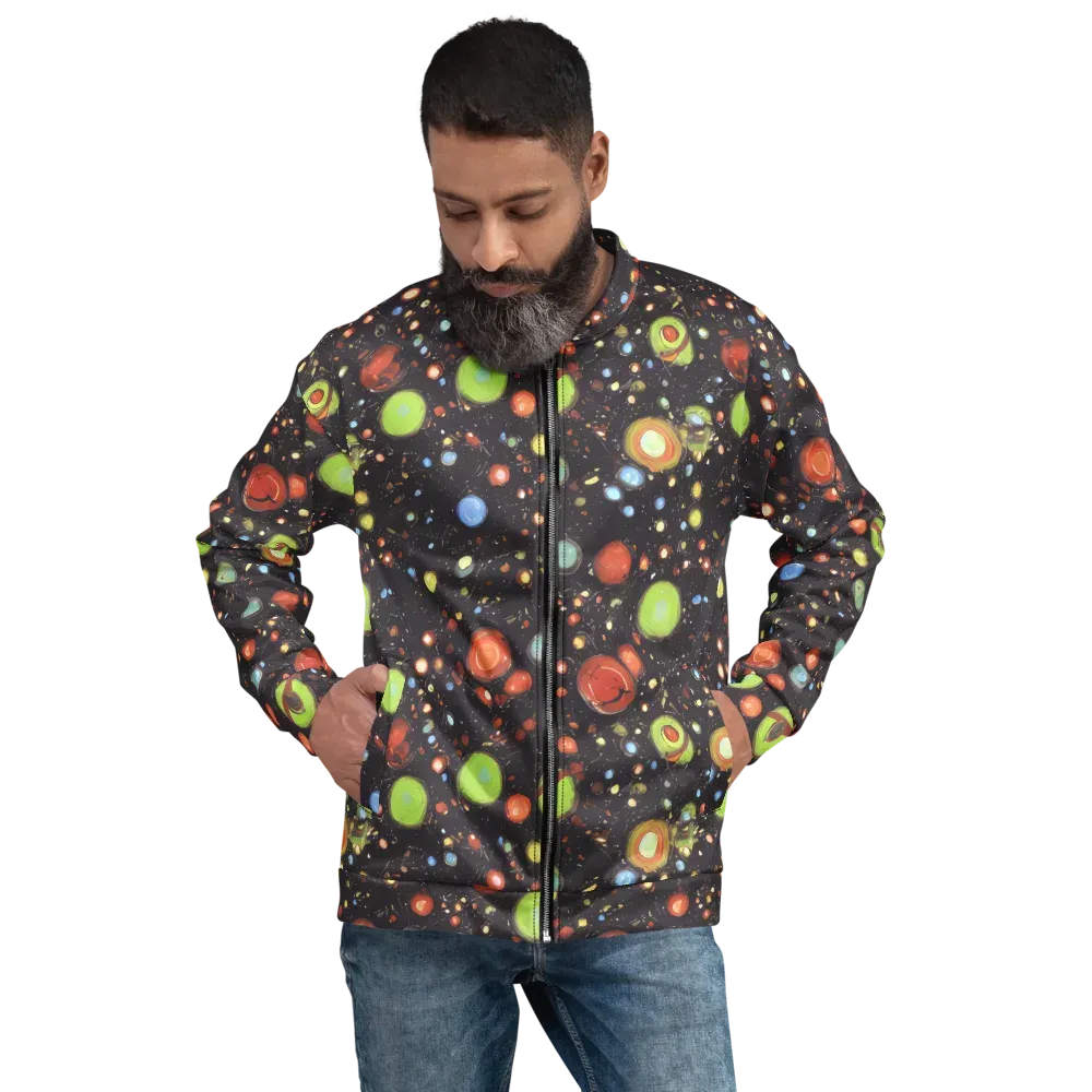 Astral Scatter on Bomber Jacket — Front