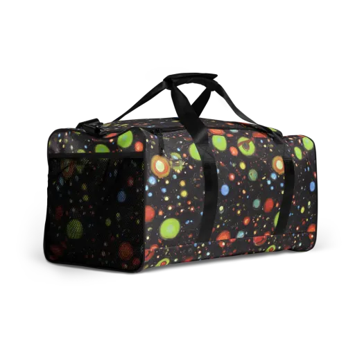 Astral Scatter on a Duffle Bag