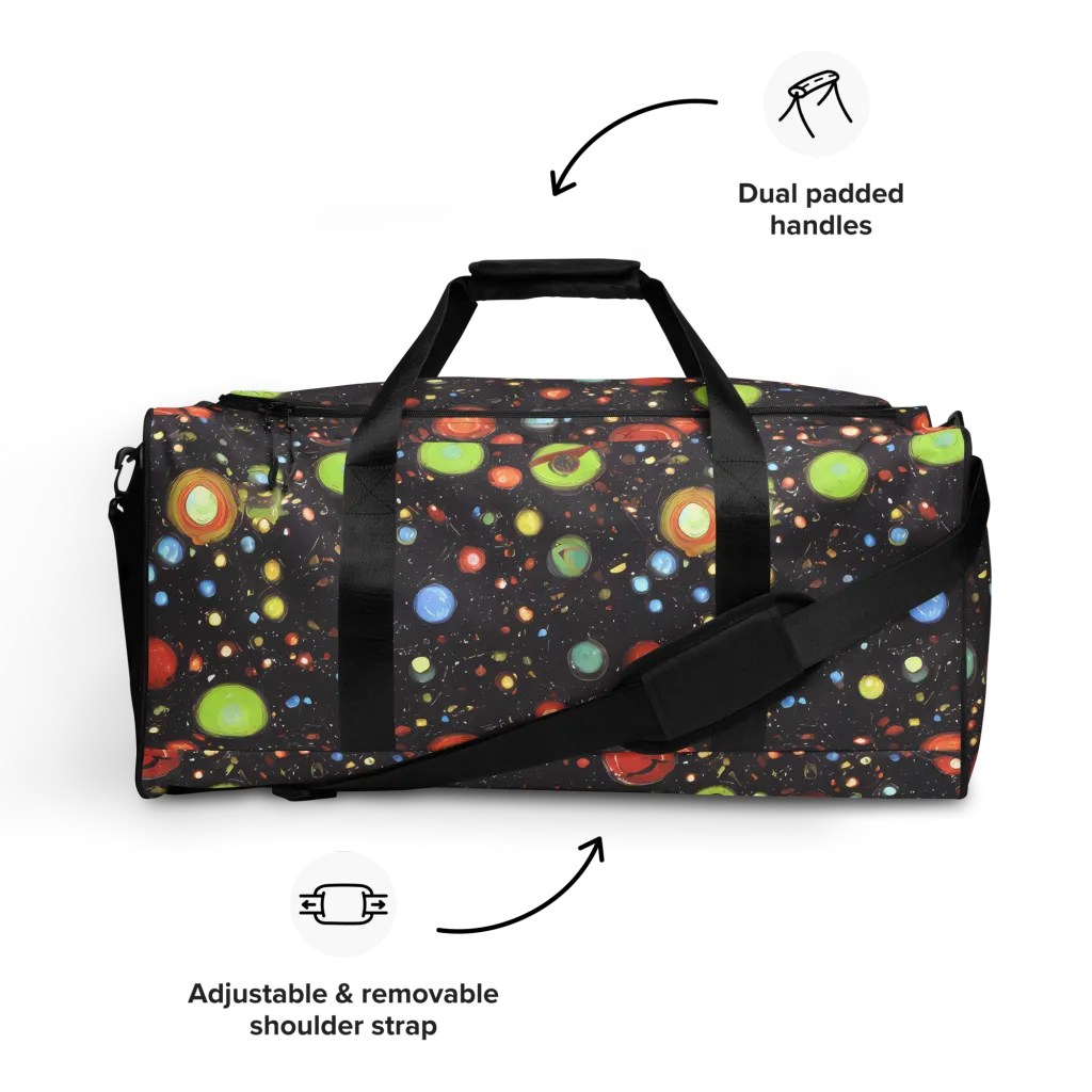 Astral Scatter on Duffle Bag — Front