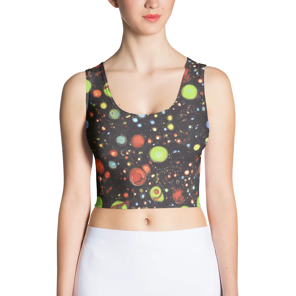 Astral Scatter on Crop Top — Front