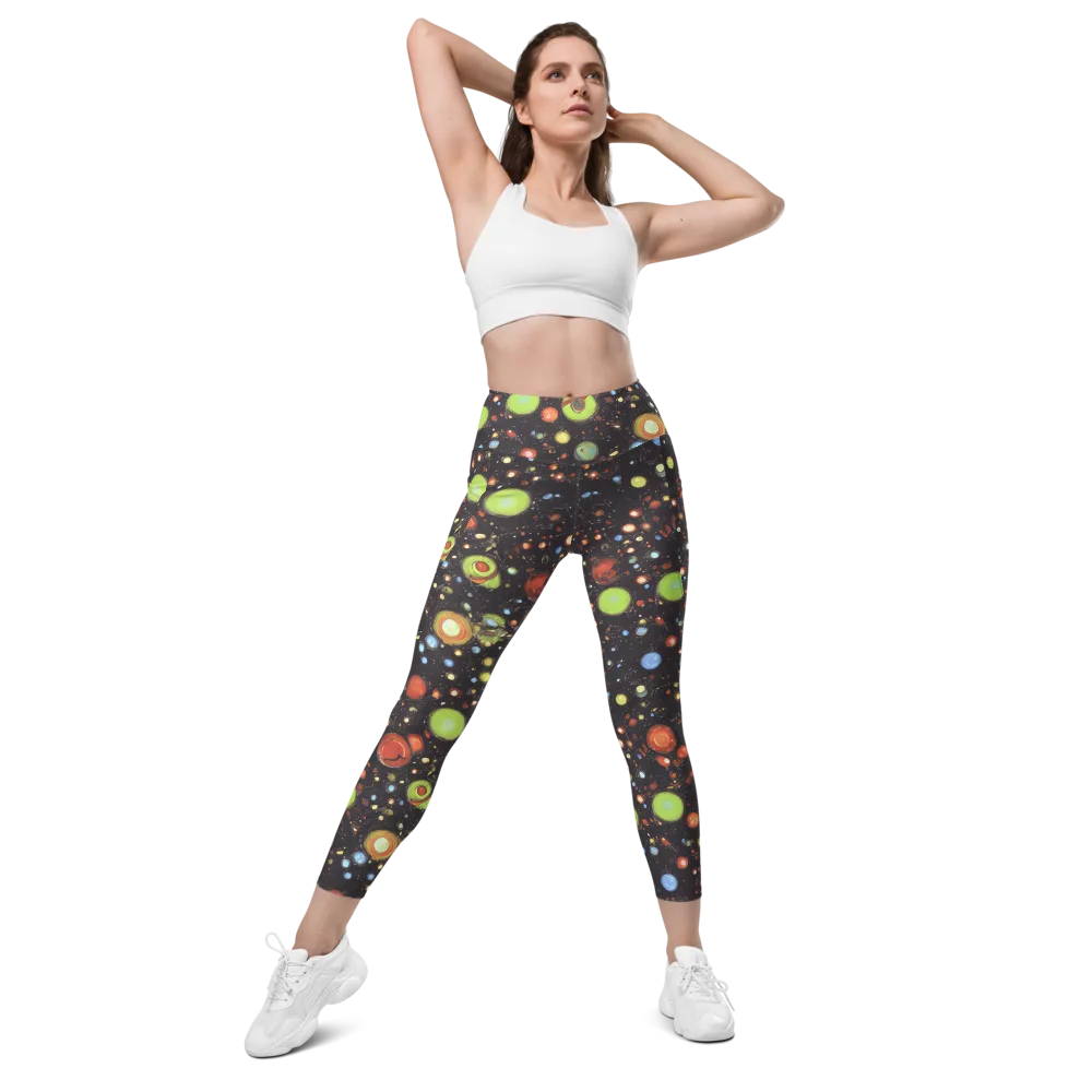 Astral Scatter on Leggings with Pockets — Front