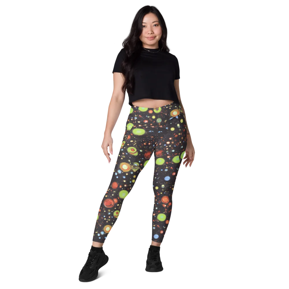 Astral Scatter on Leggings with Pockets — Front