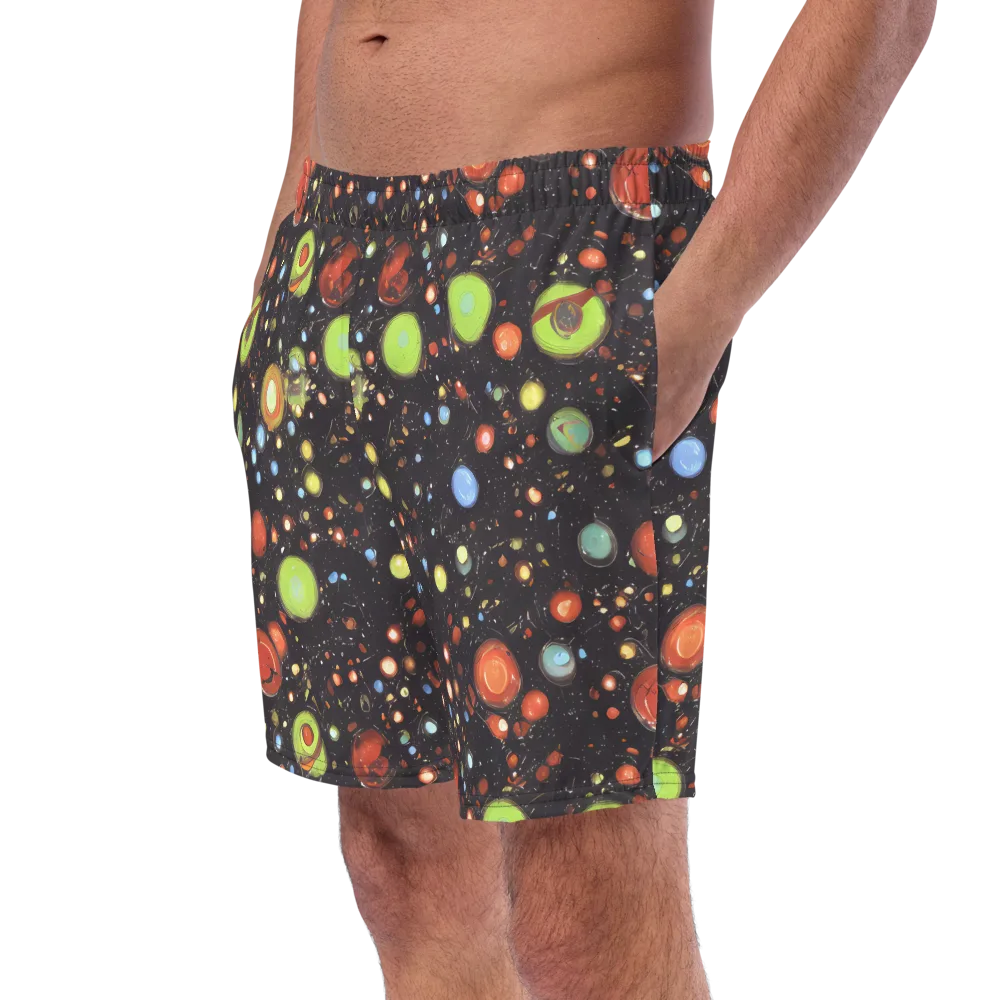 Astral Scatter on Swim Trunks — Left Front