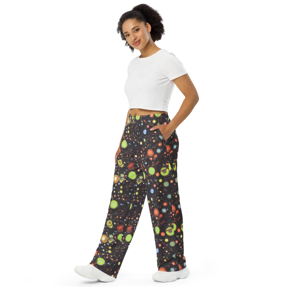 Astral Scatter on Wide-Leg Pants — Left Front