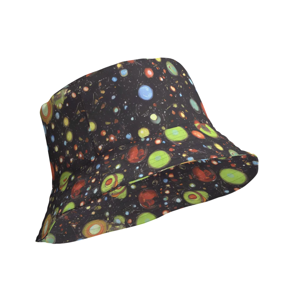 Astral Scatter on Reversible Bucket Hat — Product details Outside