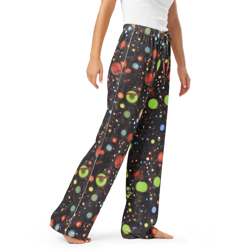 Astral Scatter on Women's Pajama Pants — Right Front