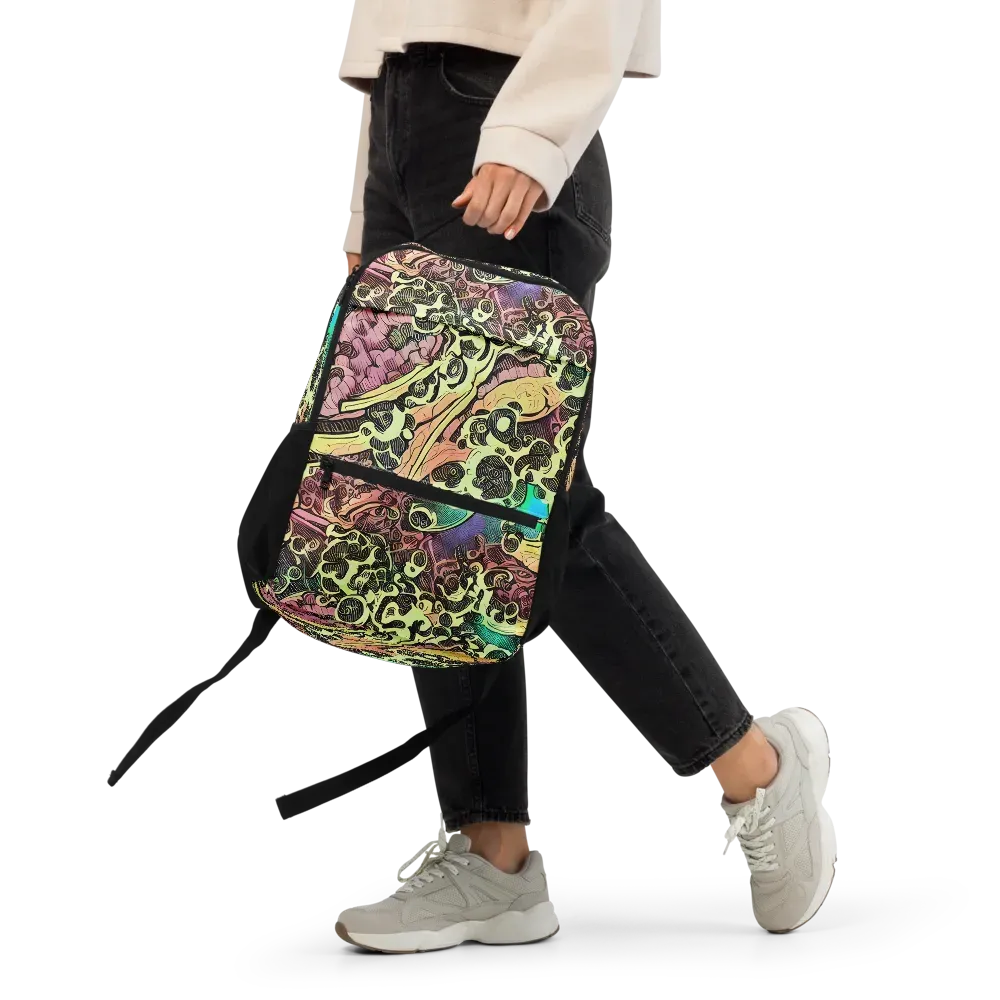 Neon Baroque on Utility Backpack — Front
