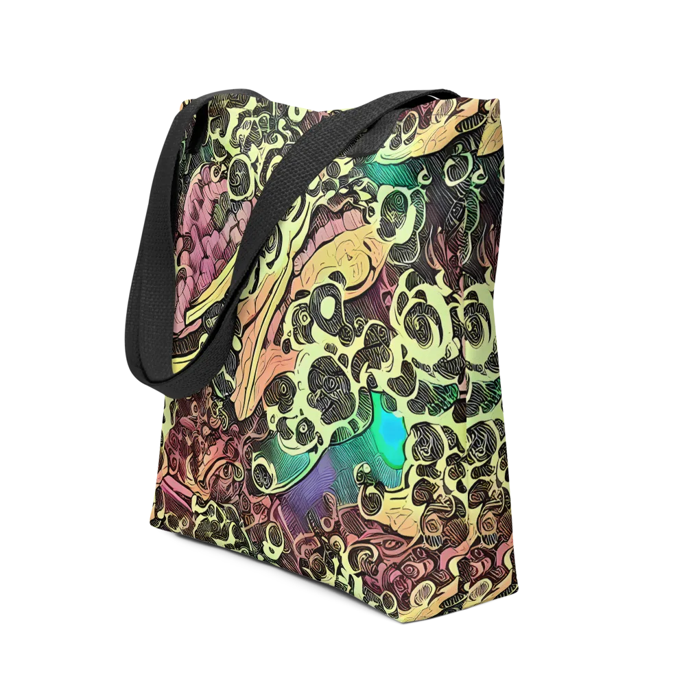Neon Baroque on Tote Bag — Front
