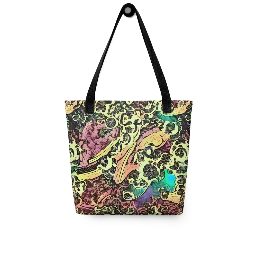 Neon Baroque on Tote Bag — Front