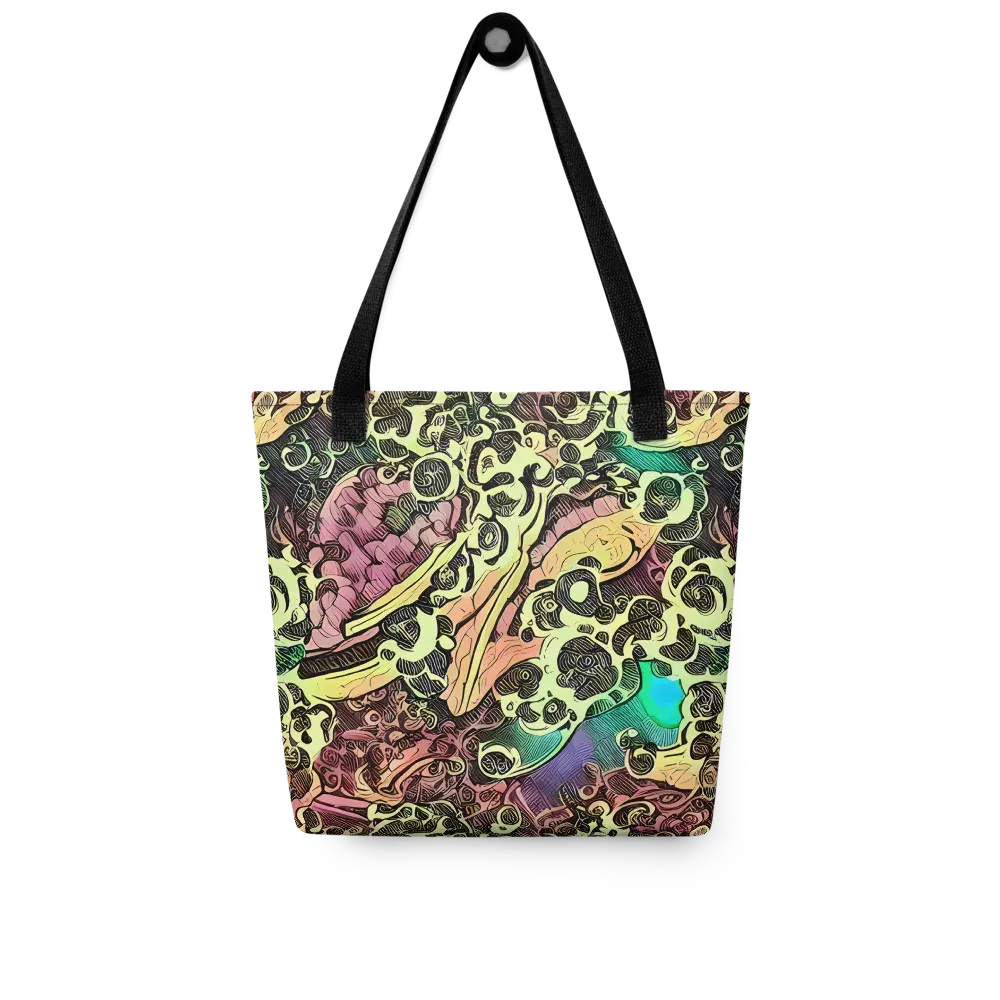 Neon Baroque on Tote Bag — Front