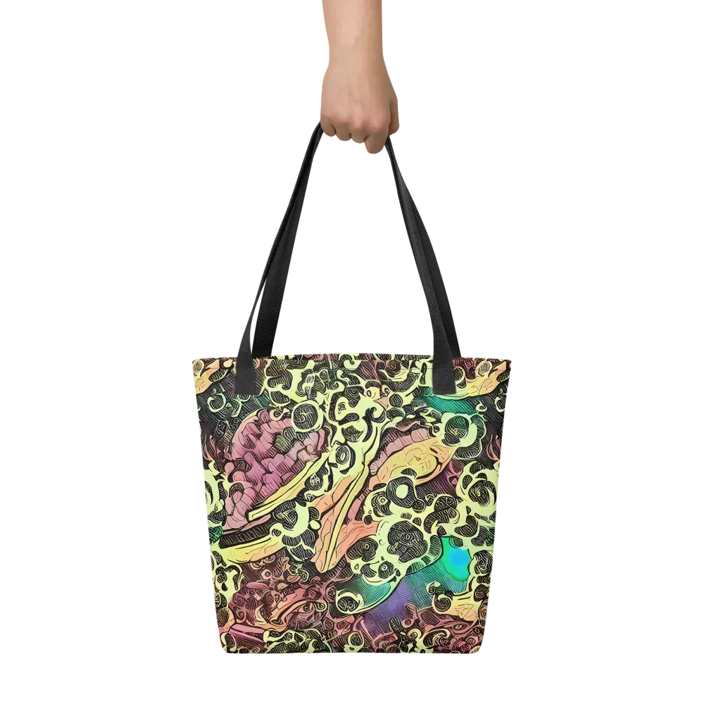 Neon Baroque on Tote Bag — Front