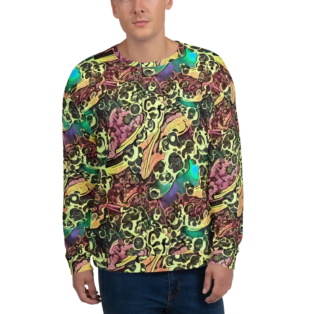 Neon Baroque on Sweatshirt — Front