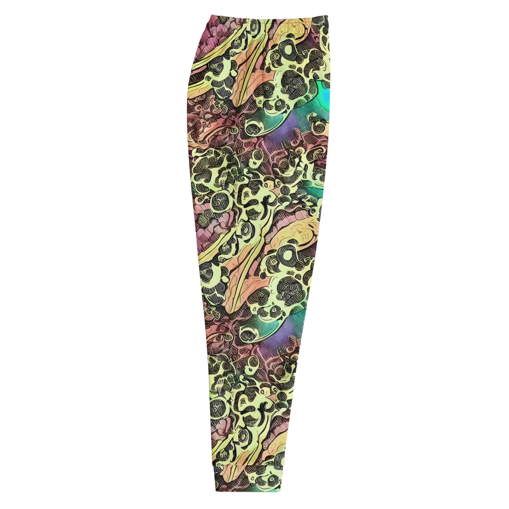 Neon Baroque on Men's Joggers — Right