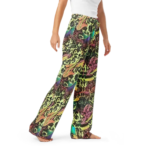 Neon Baroque on a Women's Pajama Pants