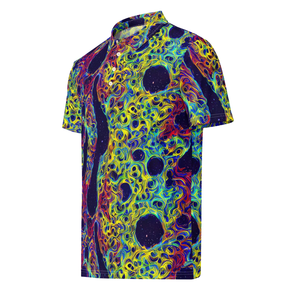 Electric Marrow on Men's Slim Fit Polo Shirt — Left Front