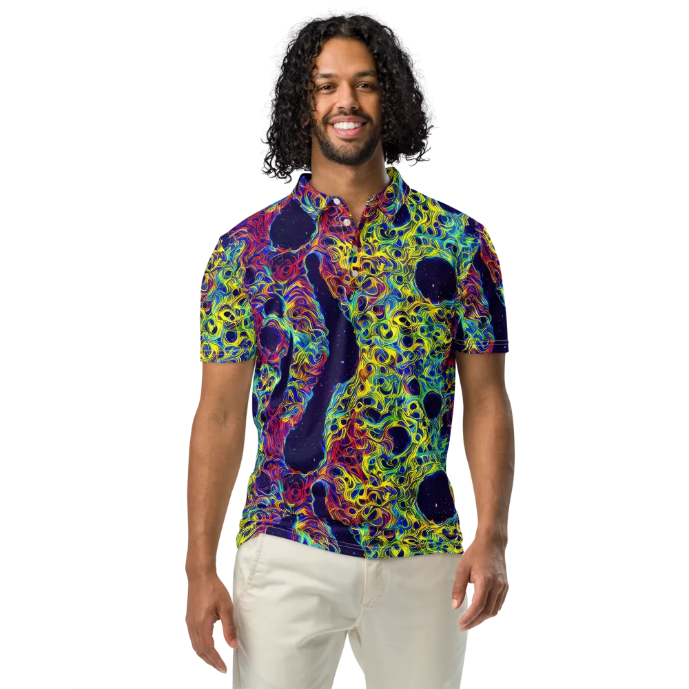 Electric Marrow on Men's Slim Fit Polo Shirt — Front