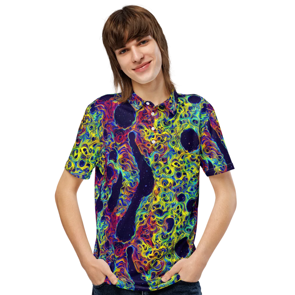 Electric Marrow on Men's Slim Fit Polo Shirt — Front