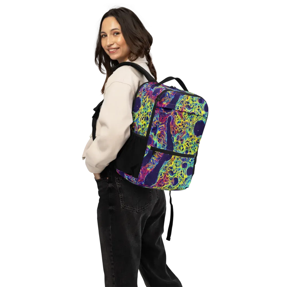 Electric Marrow on Utility Backpack — Back
