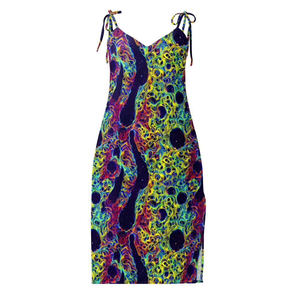 Electric Marrow on Slip Dress — Front