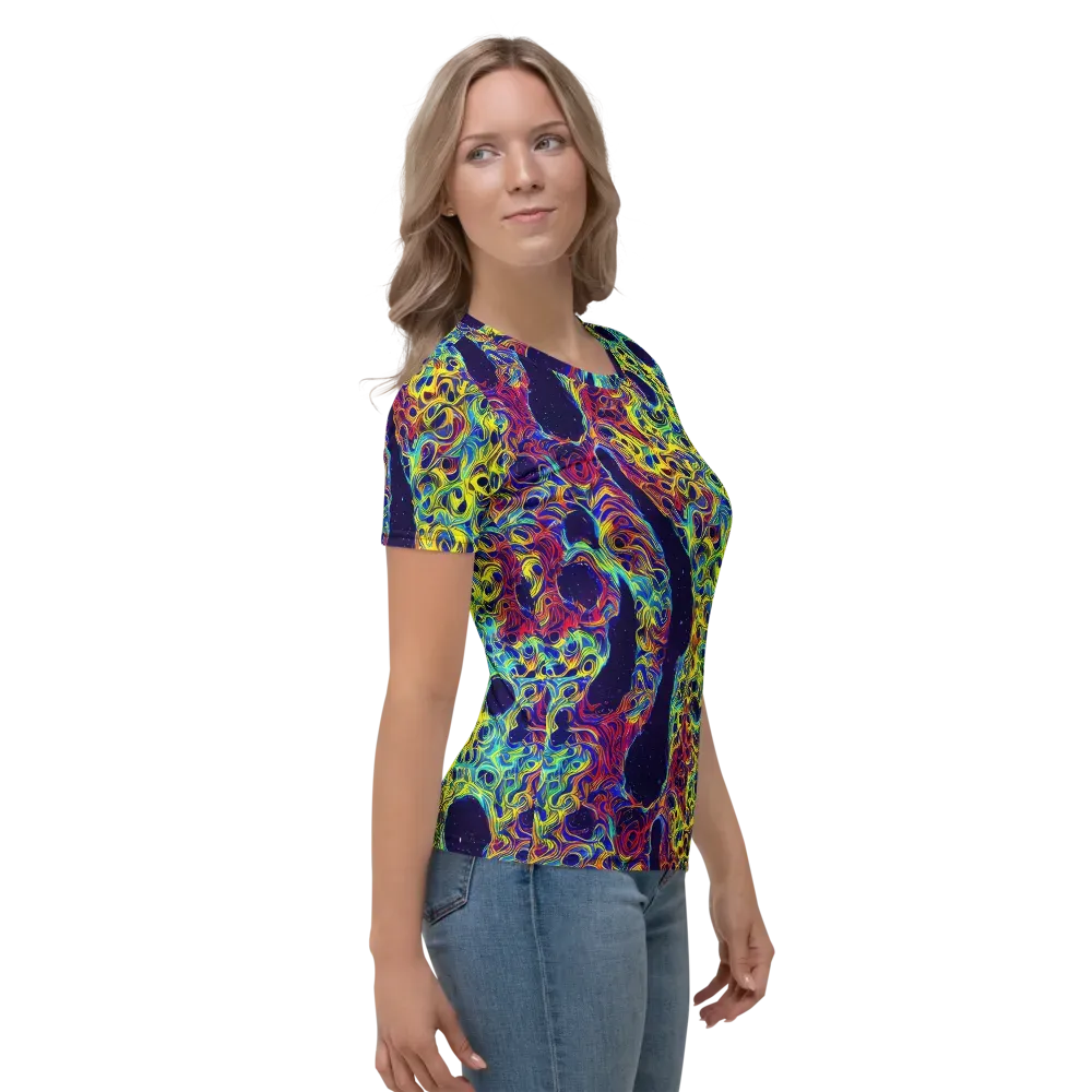 Electric Marrow on Women's Crew Neck T-Shirt — Right