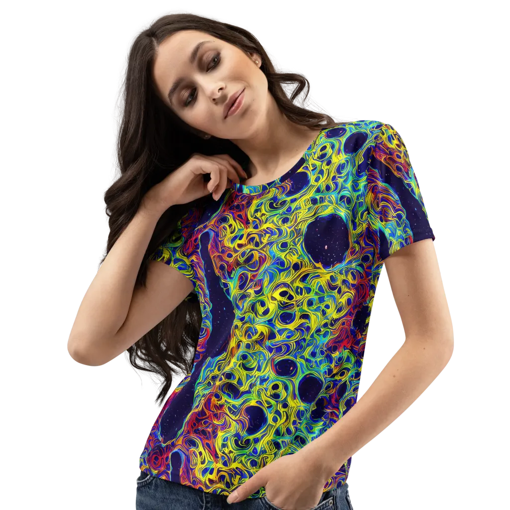 Electric Marrow on Women's Crew Neck T-Shirt — Left Front