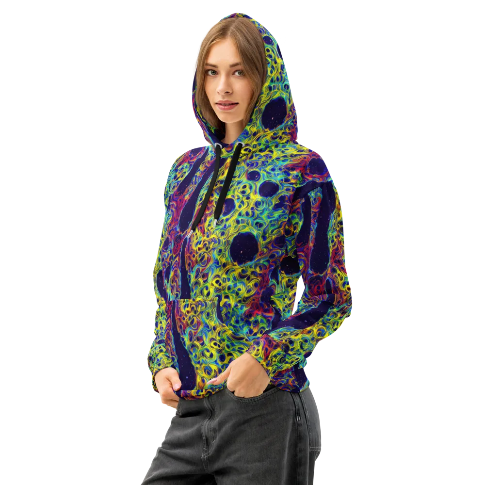 Electric Marrow on Cotton Hoodie — Left Front