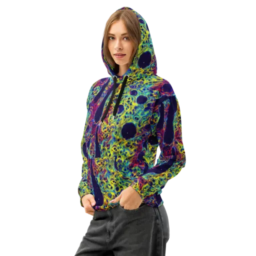 Electric Marrow on a Cotton Hoodie