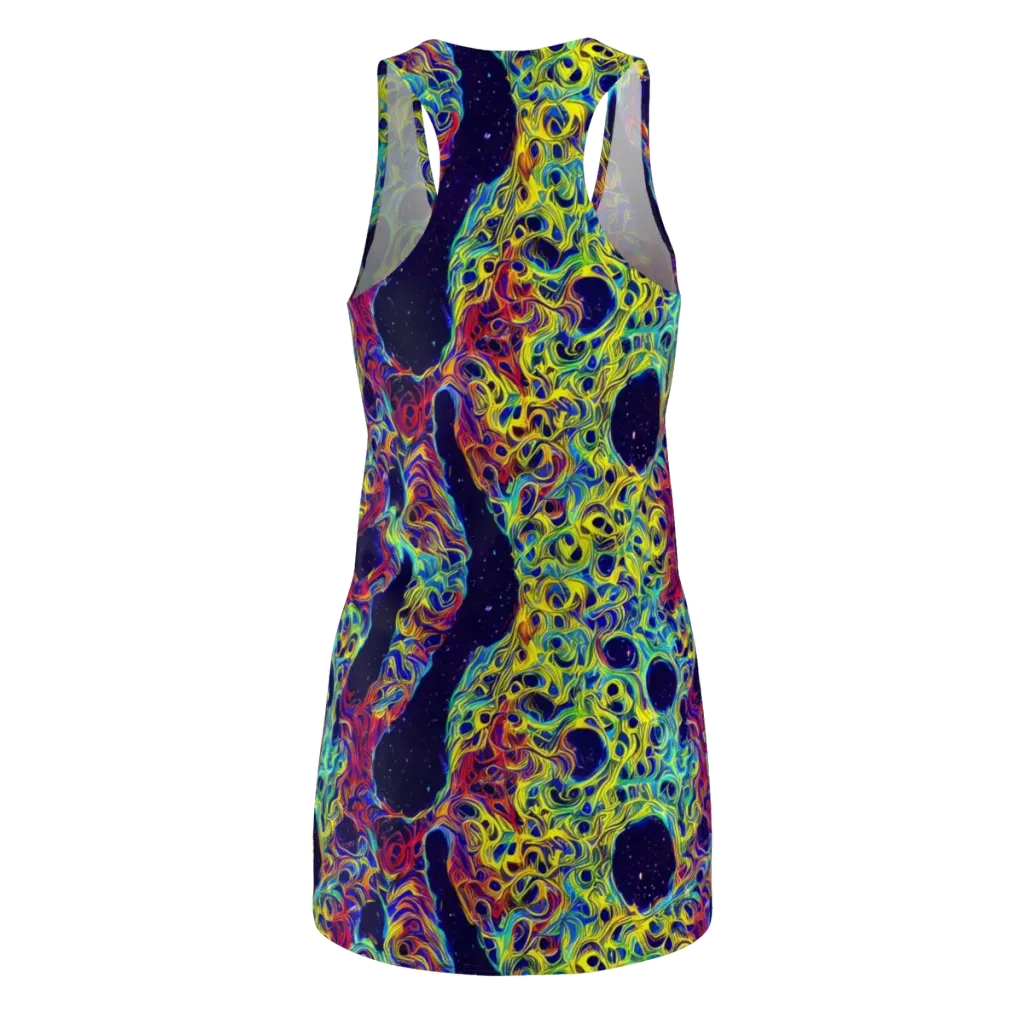 Electric Marrow on Racerback Dress — Back