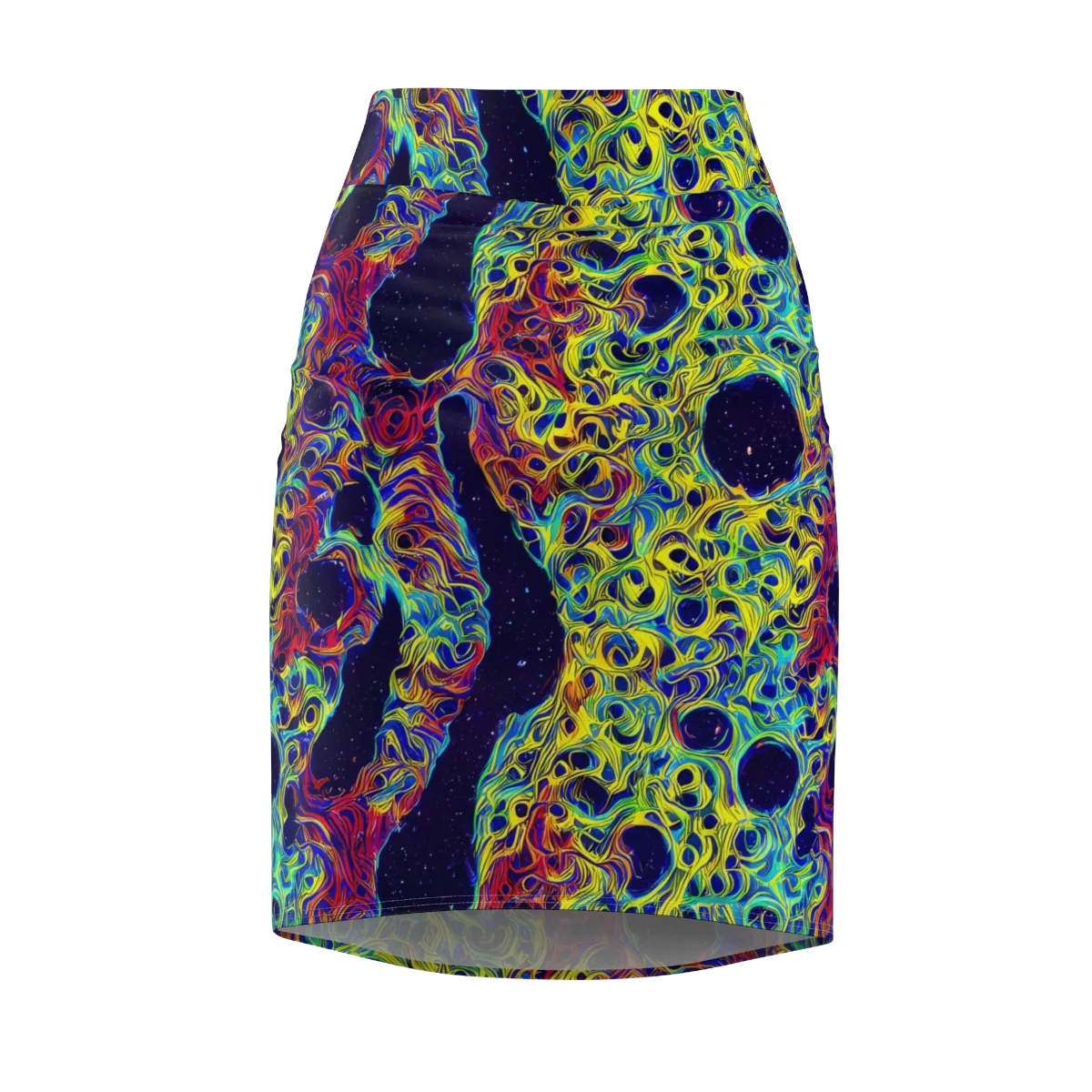Electric Marrow on Pencil Skirt — Front