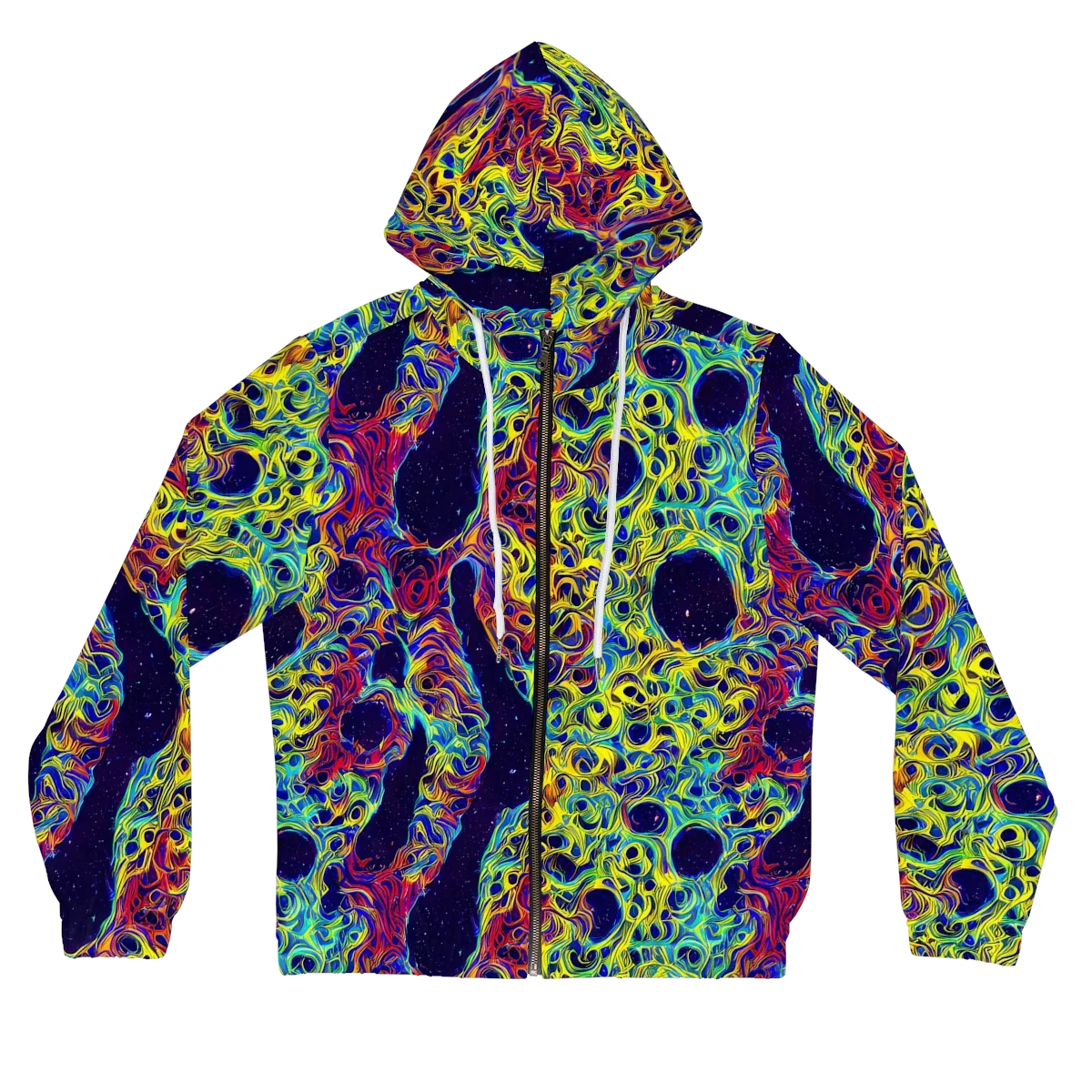 Electric Marrow on Women's Full-Zip Hoodie — Front