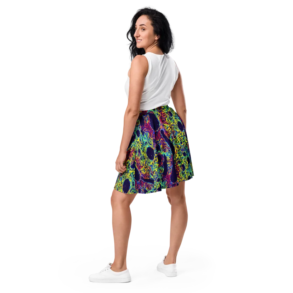 Electric Marrow on Skater Skirt — Back