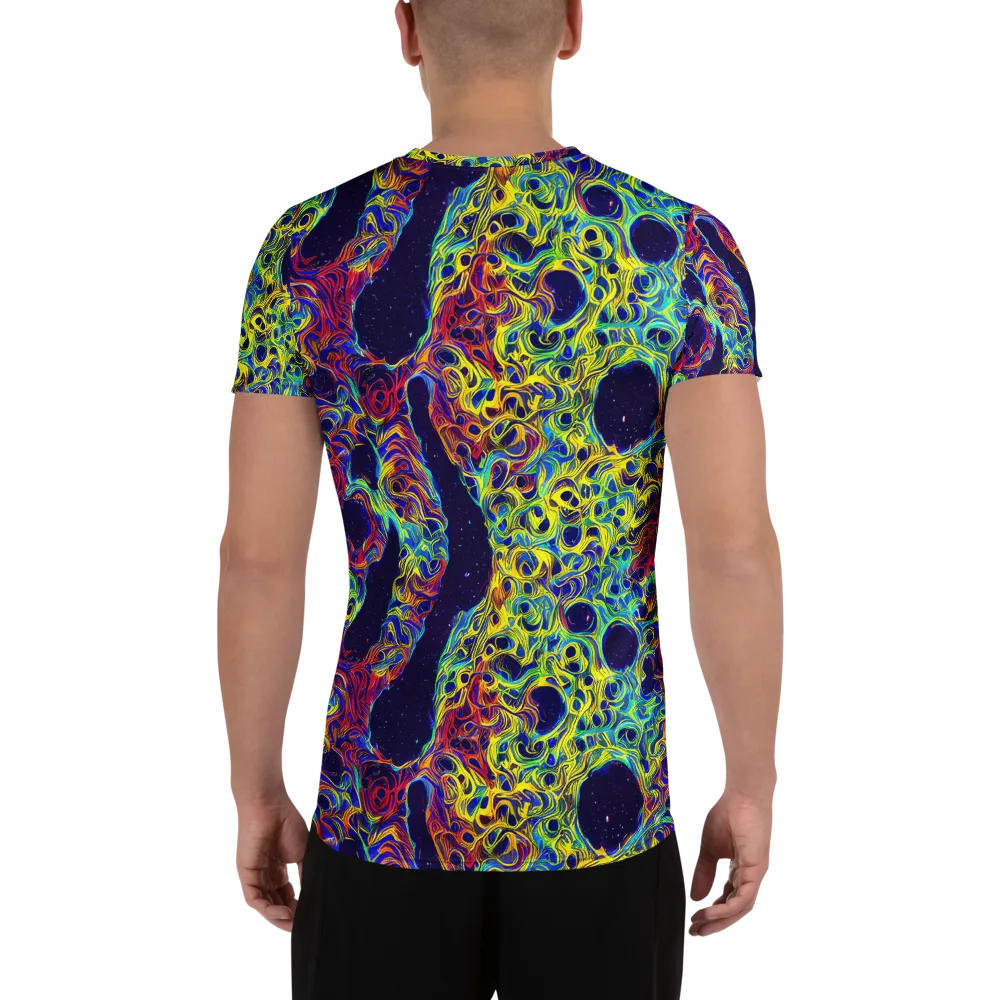 Electric Marrow on Men's Athletic T-Shirt — Back