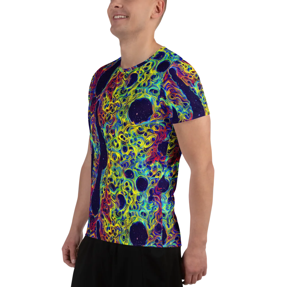 Electric Marrow on Men's Athletic T-Shirt — Left