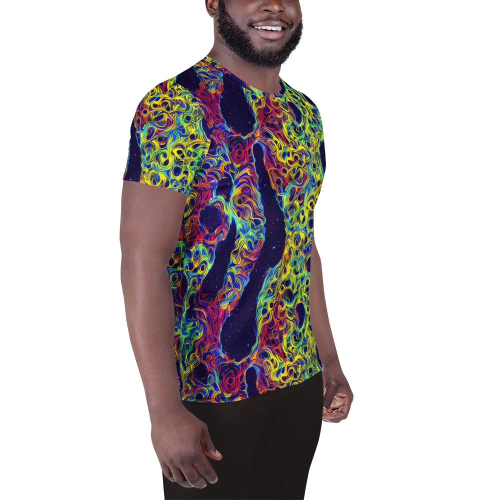 Electric Marrow on Men's Athletic T-Shirt — Right