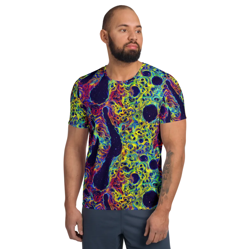 Electric Marrow on Men's Athletic T-Shirt — Front