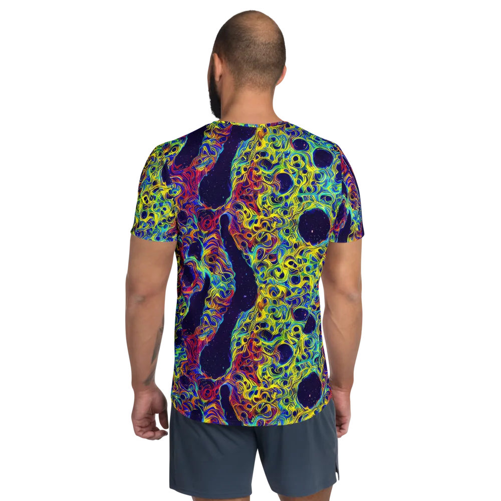 Electric Marrow on Men's Athletic T-Shirt — Back