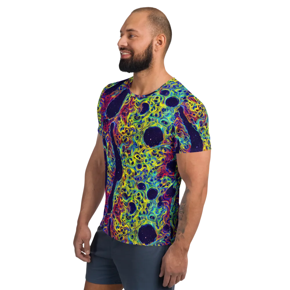 Electric Marrow on Men's Athletic T-Shirt — Left