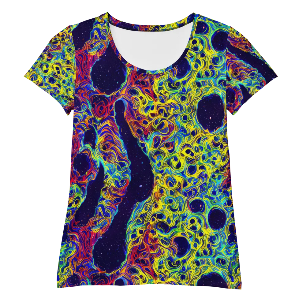 Electric Marrow on Women's Athletic T-Shirt — Front
