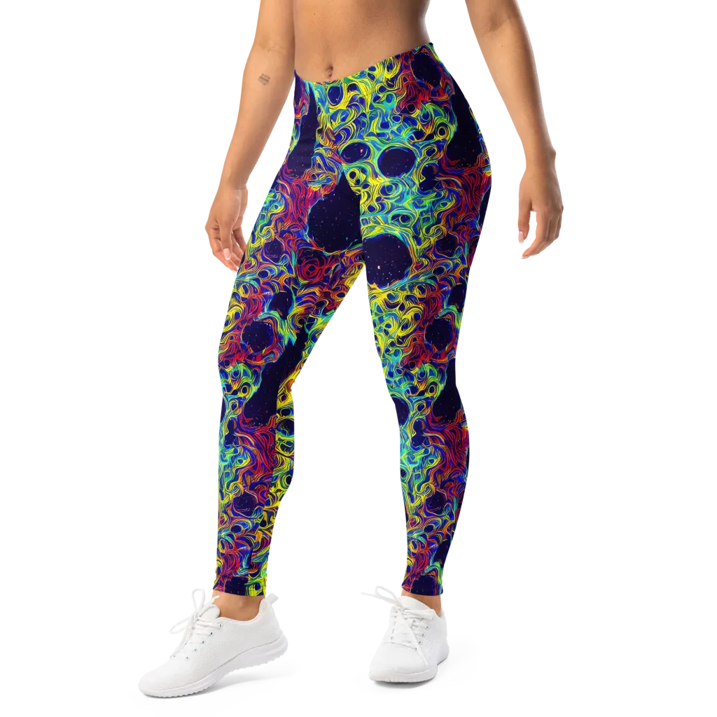 Electric Marrow on Leggings — Left Front