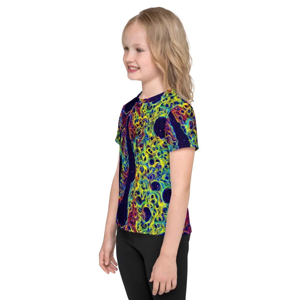 Electric Marrow on Kids Crew Neck T-Shirt — Left