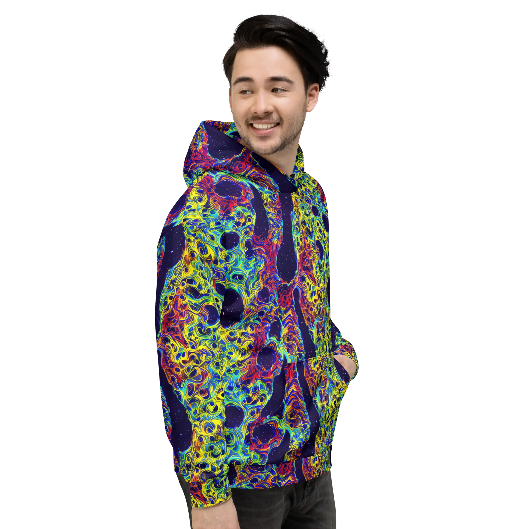 Electric Marrow on Hoodie — Right