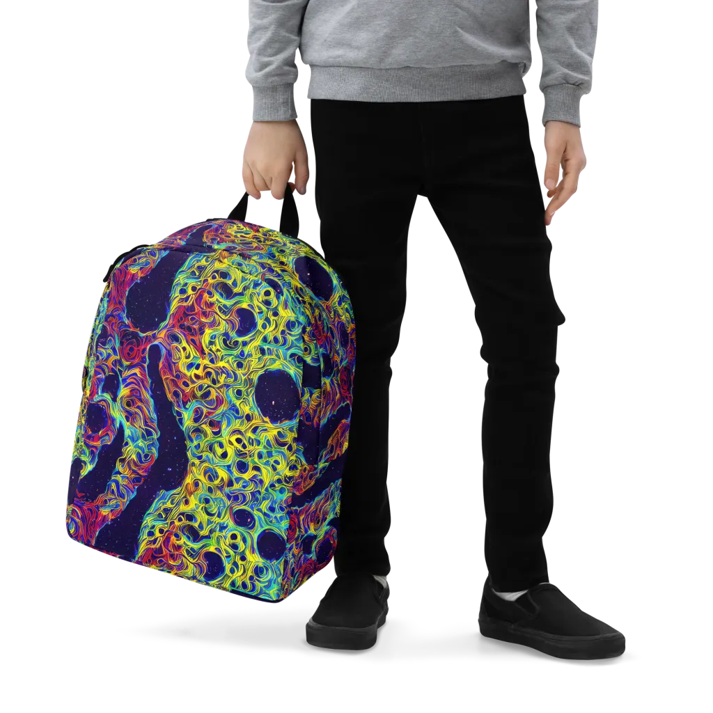 Electric Marrow on Minimalist Backpack — Zoomed-in