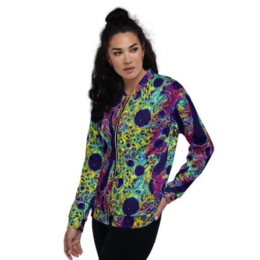 Electric Marrow on a Bomber Jacket
