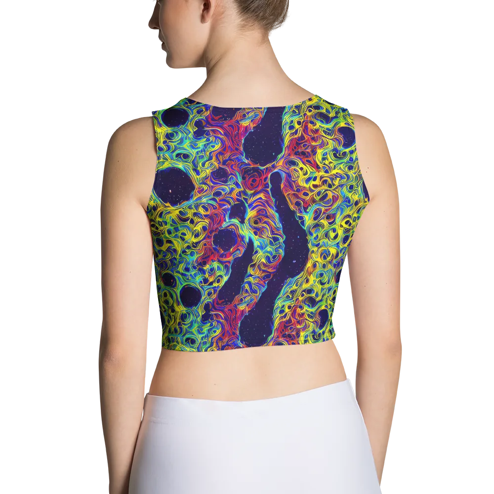 Electric Marrow on Crop Top — Back