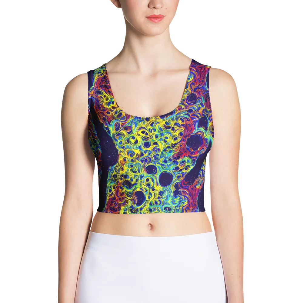 Electric Marrow on Crop Top — Front