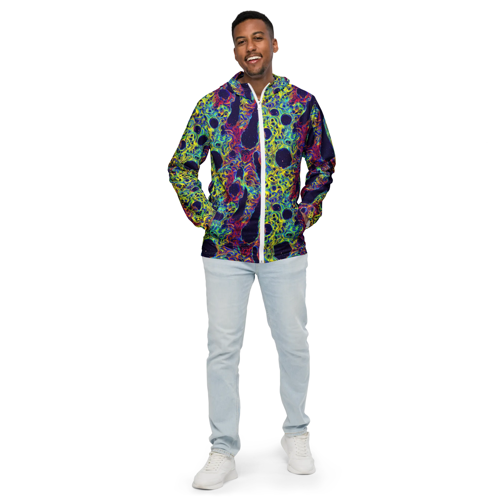 Electric Marrow on Men's Windbreaker — Front