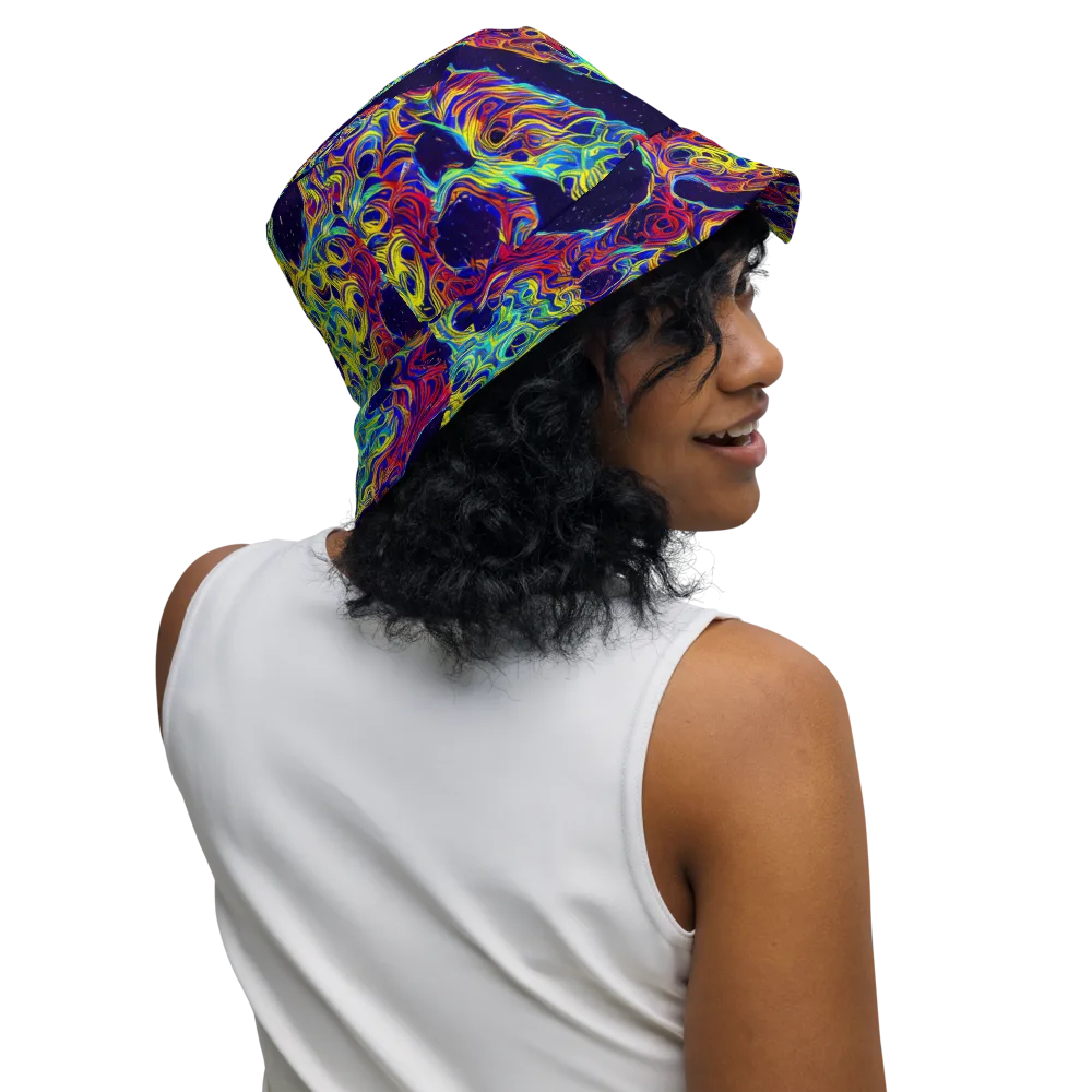 Electric Marrow on Reversible Bucket Hat — Right Outside