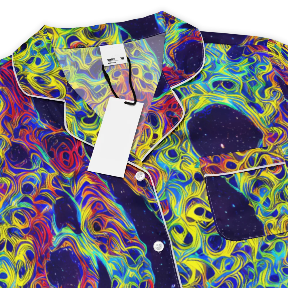 Electric Marrow on Women's Short Sleeve Pajama Top — Product details