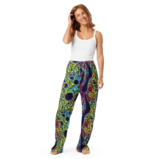 Electric Marrow on a Women's Pajama Pants